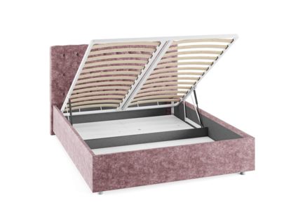 Кровать Сонум Florence Кашемир Розовый (с подъемным механизмом) 90х190