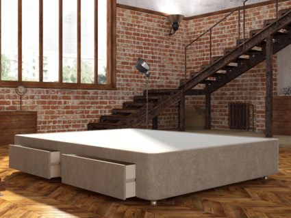 Кровать Mr.Mattress Site Box велюр Toffee 258