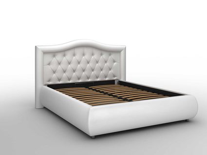 Кровать Sleeptek Premier 6 Экокожа White (с подъемным механизмом) 264