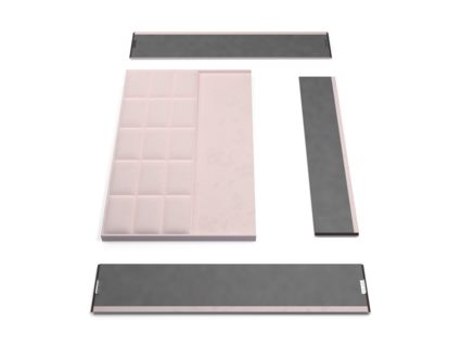 Кровать Lonax Адель велюр Dolly-8 (с основанием) 120х195