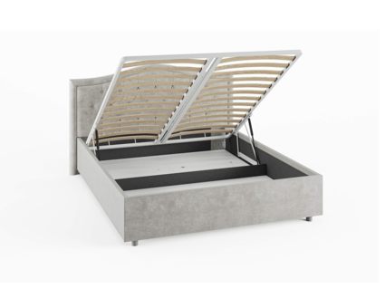 Кровать Сонум Ancona Экокожа Белая (с подъемным механизмом) 90х190