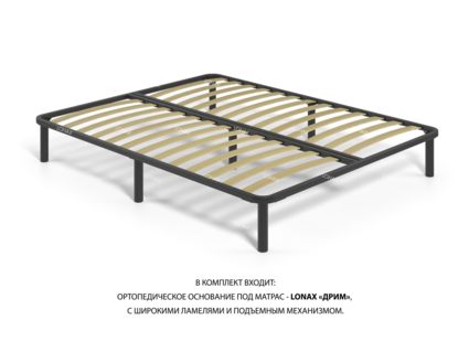 Кровать Lonax Марселла велюр Dolly-3 (с подъемным механизмом) 180х195