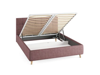 Кровать Сонум Bella Рогожка Льняная (с подъемным механизмом) 140х190