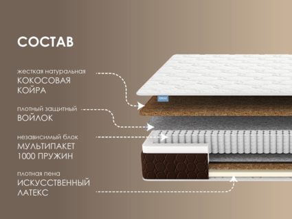 Матрас Димакс Мега Лайт хард 36