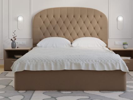 Кровать Lonax Венеция велюр Dolly-17 (с основанием) 200х200