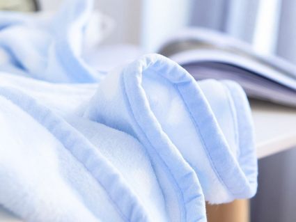 Покрывало Софи де Марко Тедди (голубое) 100х150