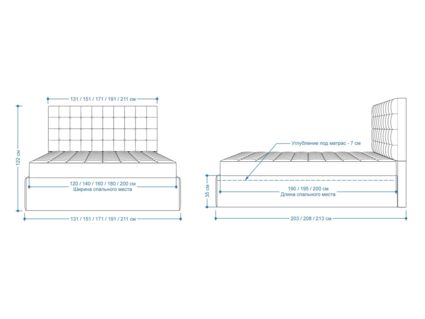 Кровать Lonax Аврора велюр Dolly-2