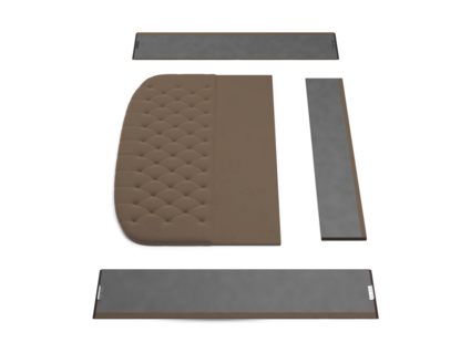 Кровать Lonax Венеция велюр Dolly-17 (с основанием) 200х200