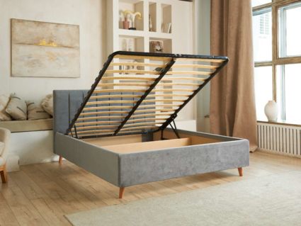 Кровать Димакс Амадора Крем с подъемным механизмом 90х200