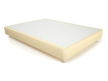 Кровать Mr.Mattress Fine Box экокожа Beige 251