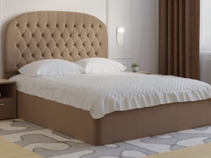 Кровать Lonax Венеция велюр Dolly-17 (с основанием) 200х200