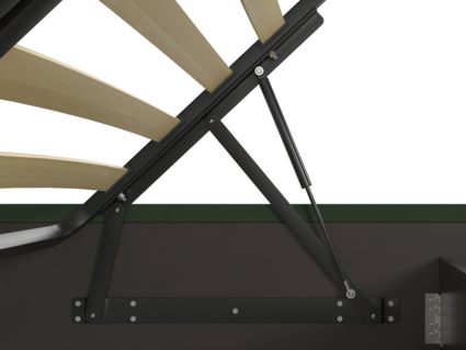 Кровать Lonax Милана велюр Dolly-3 (с подъемным механизмом)