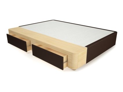 Кровать Mr.Mattress Site Box экокожа Brown 238