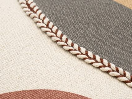 Декоративная подушка Tkano Ethnic Braids с фактурным рисунком 45х45