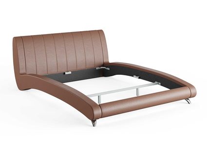 Кровать Сонум Verona Экокожа Графит 80х200