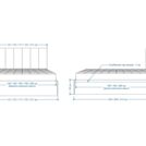 Кровать Lonax Милана велюр Dolly-3 160х200