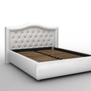 Кровать Sleeptek Premier 6 Экокожа White (с подъемным механизмом) 160х190