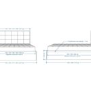 Кровать Lonax Адель велюр Dolly-2 (с подъемным механизмом) 120х195