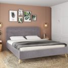 Кровать Sontelle Style Kipso Malta grey 200х200