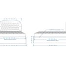 Кровать Lonax Венеция велюр Dolly-2 (с подъемным механизмом) 140х190