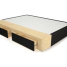 Кровать Mr.Mattress Site Box экокожа Black 90х200