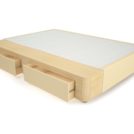 Кровать Mr.Mattress Site Box экокожа Beige 180х190